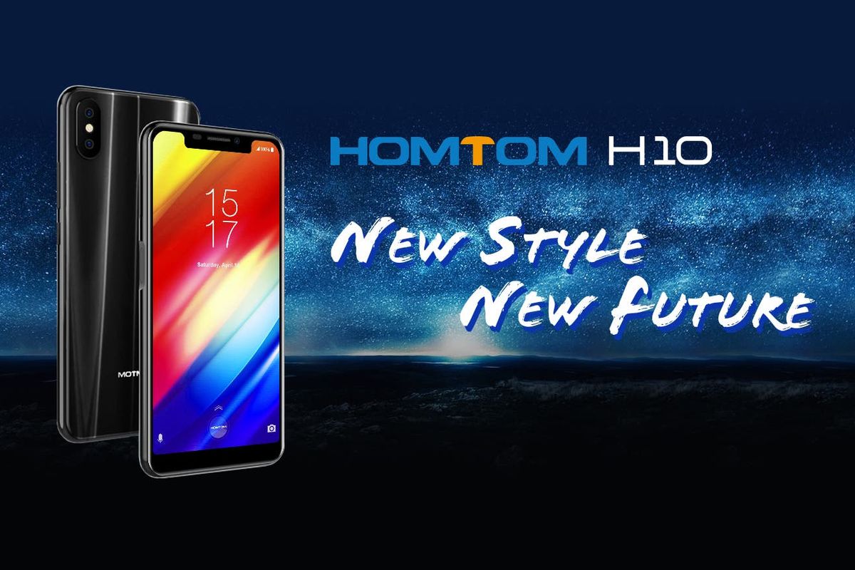 HOMTOM H10 is Now Official: Top Notch, Face ID & Side-Placed Fingerprint Scanner