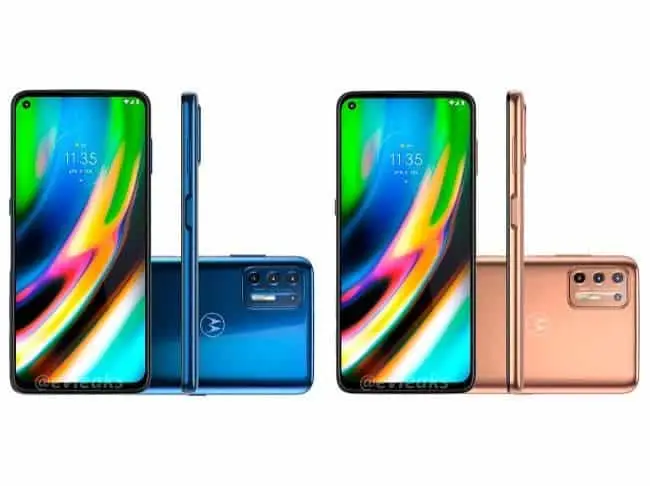 Motorola Moto E7 Plus and Moto G9 Plus Renders Surface