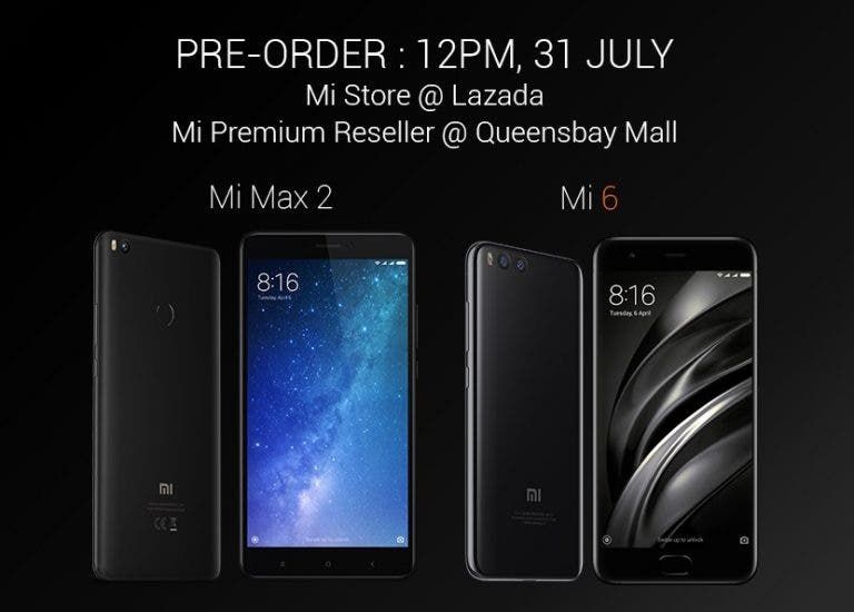 The Mi Max 2 and Mi6 come to Malaysia