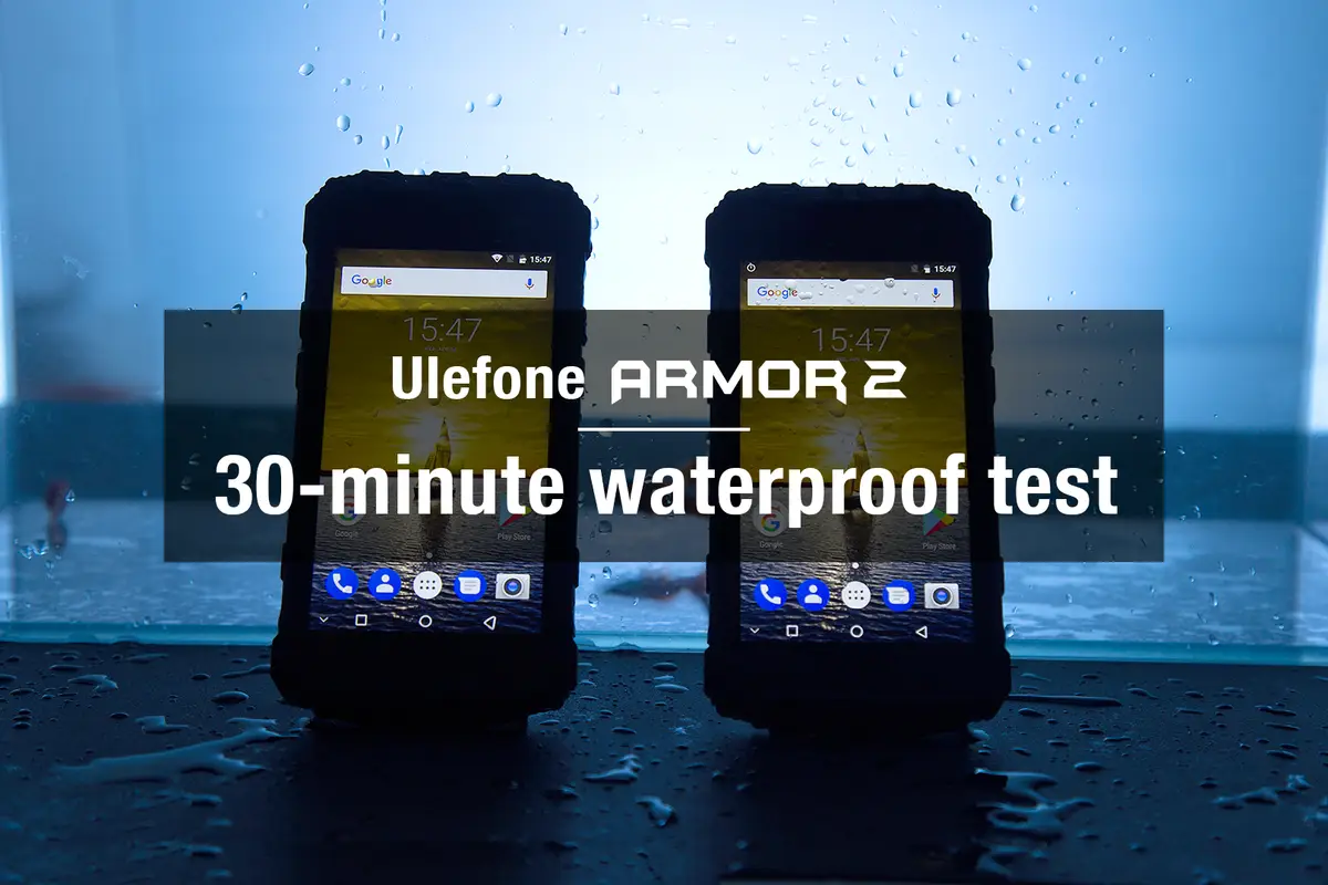 Watch the IP68-Rated Ulefone Armor 2 get submerged into a fish tank