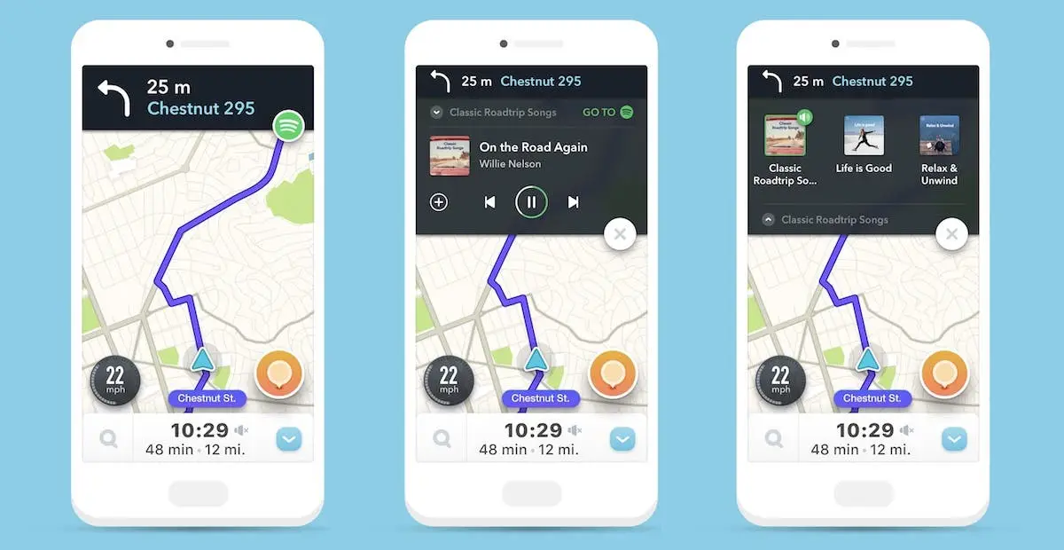 Latest Waze Beta includes a native Audio Player, supports Deezer and more