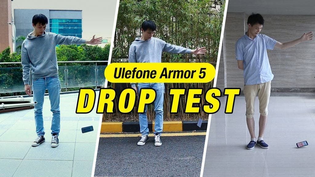 Video : Ulefone Armor 5 goes through the drop tests