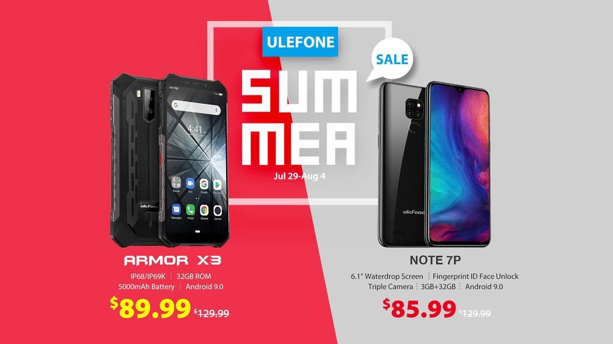 Presales are up for new Ulefone Armor X3 and Note 7P