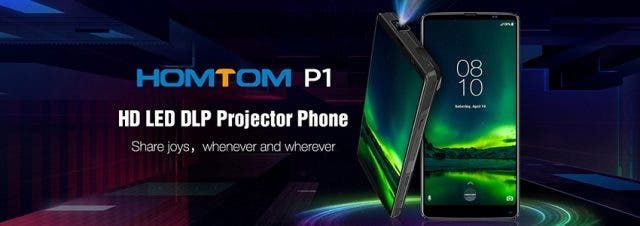 New video reveals some specs of the HOMTOM P1 projector-phone