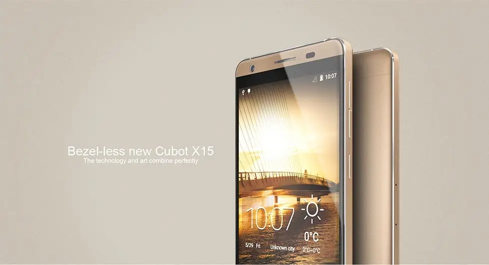 Cubot X15 is another MT6735 phone with a stylish design