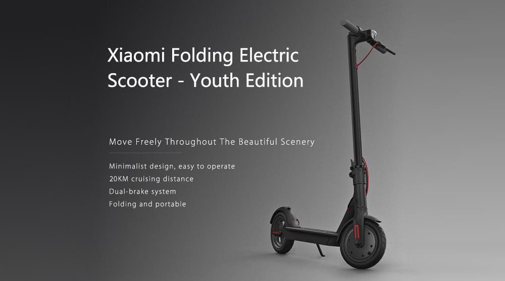 Xiaomi M187 Youth edition electric scooter available for €299.33