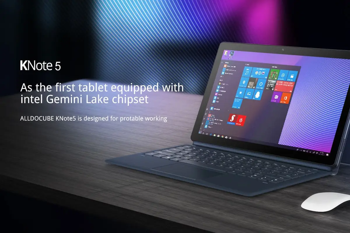 Gemini Lake equipped ALLDOCUBE KNote 5 2-in-1 tablet for just $299
