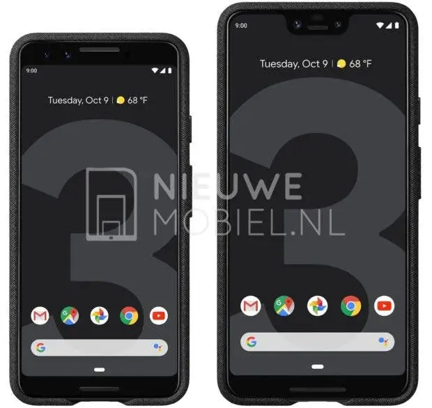 Google Pixel 3 and 3 XL leak again through official press renders