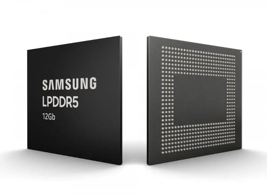 Samsung starts the mass production of 12GB LPDDR5 DRAM chips