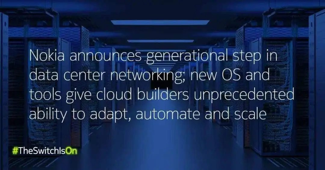 Nokia Announces Network Operating System (NOS), Deployed in Apple Cloud Data Center