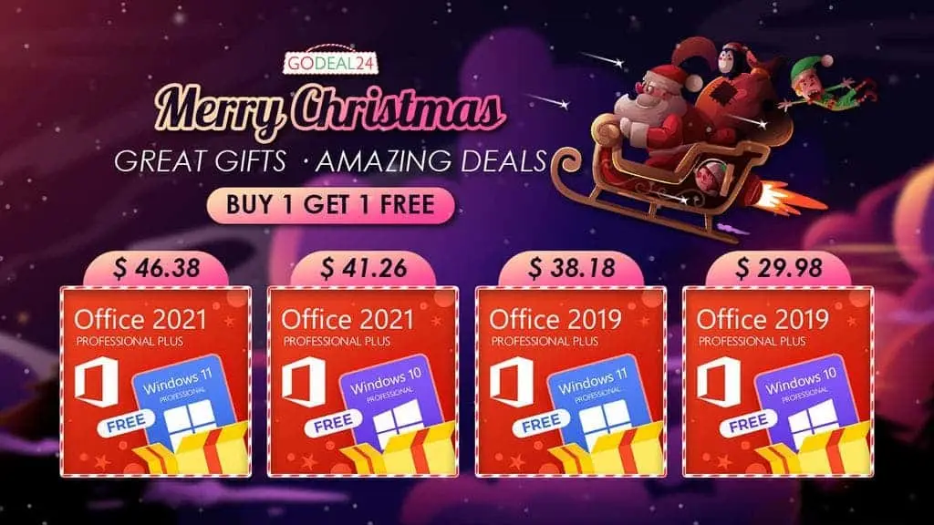 Time to relax, Christmas Sale is here: Get Windows 10/11 as a gift for free!