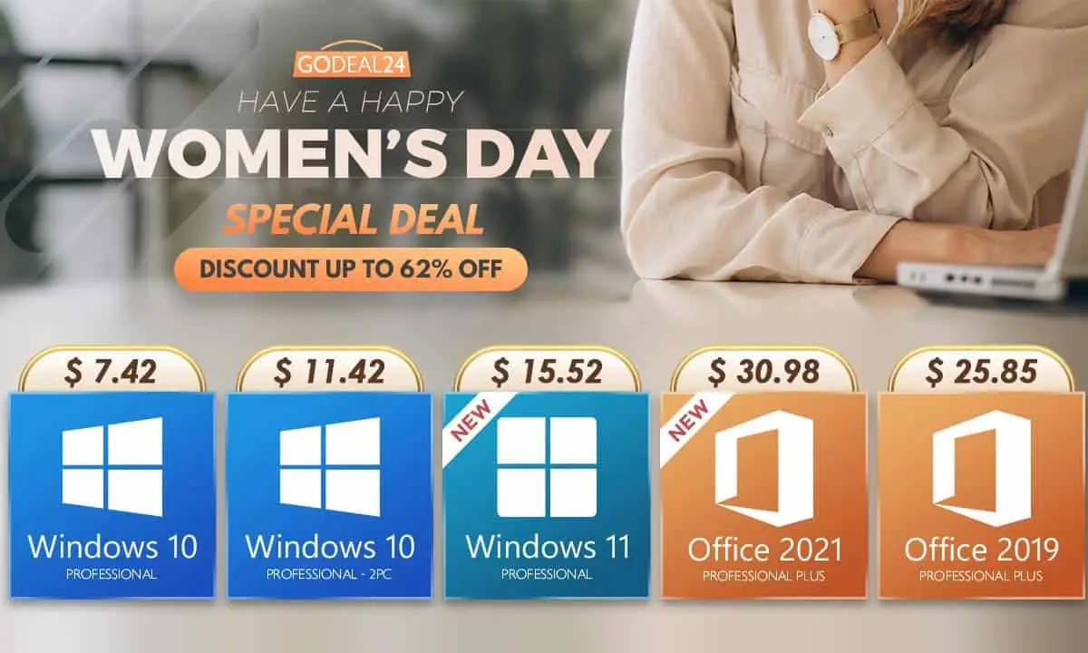 All hot Microsoft software up to 62% off at Godeal24!