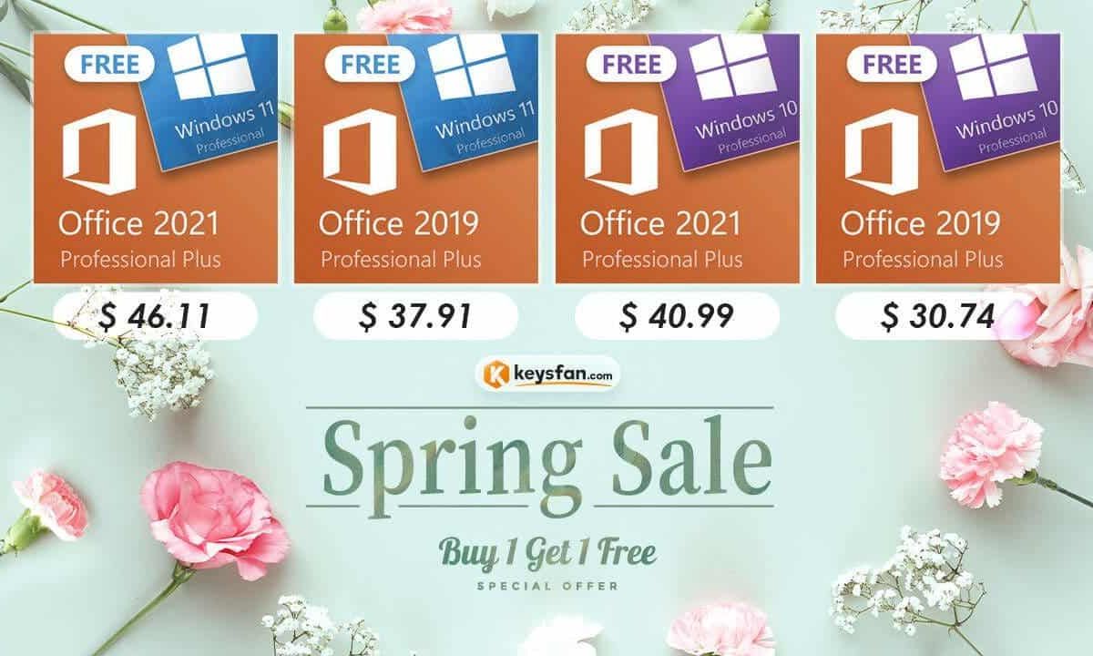 Office 2021 VS Office 2019, which one to get in Keysfan’s Spring Big Sale! Up to 62% off!