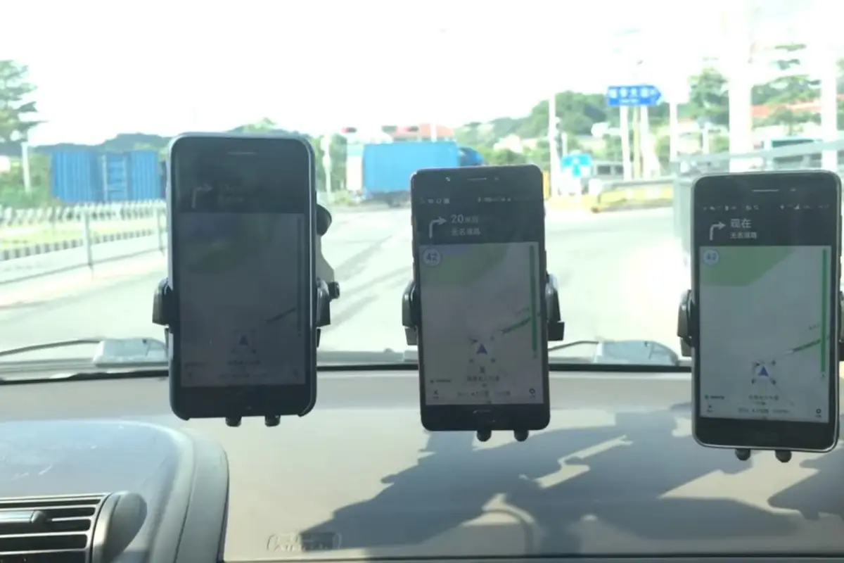 Watch: Elephone P8 GPS Test vs iPhone 7 Plus and Nokia 6