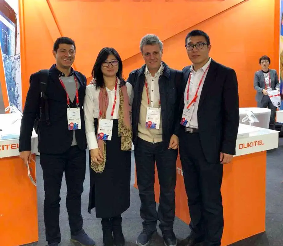 OUKITEL showcases their smartphone models at the MWC 2018