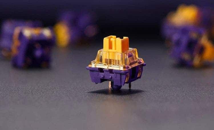 DAREU Purple Gold tactile mechanical switches coming soon