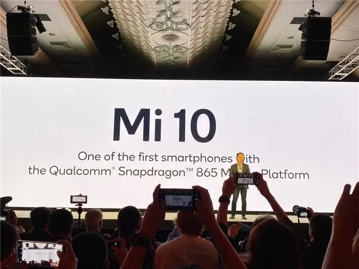 Xiaomi Mi 10 series to use SD865 - supports up to 66W fast charge