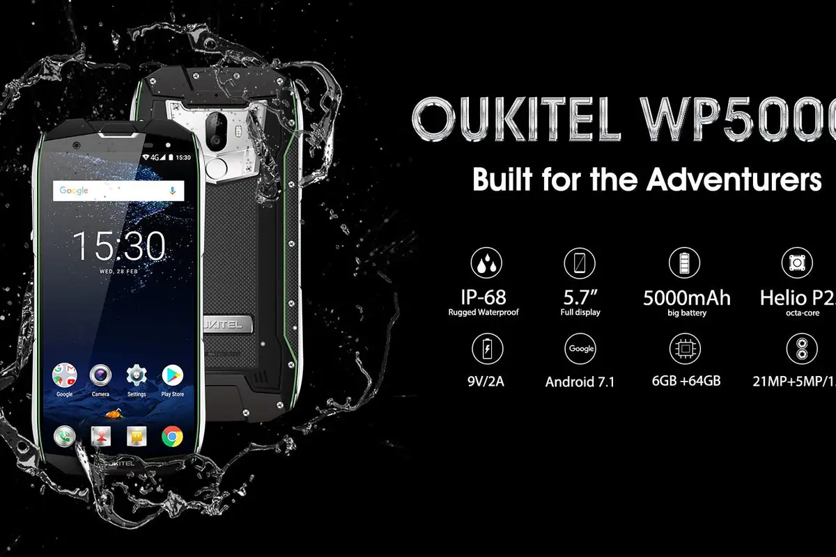 Video : Rugged OUKITEL WP5000 tested by ice and hot water