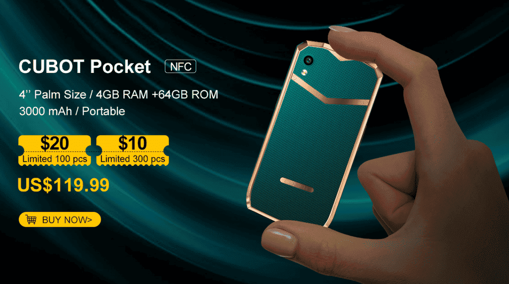 Cubot Pocket gets first global sale with an unmissable offer