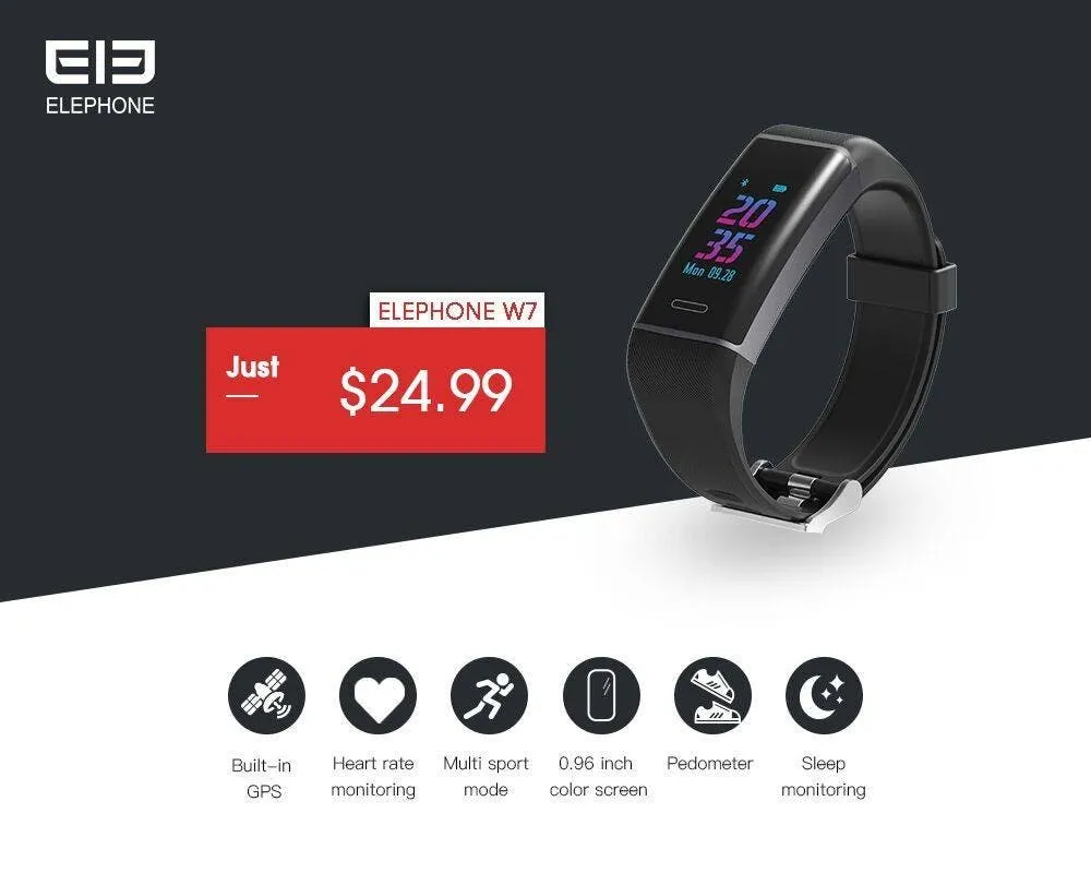 Elephone Band W7 Now on Sale at Banggood - Only $24.99