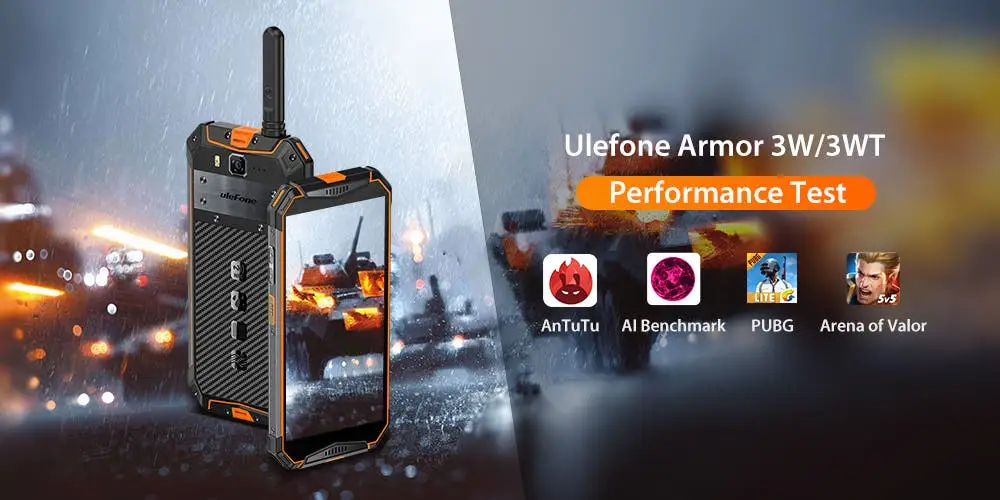 Rugged Ulefone Armor 3W / 3WT performance video