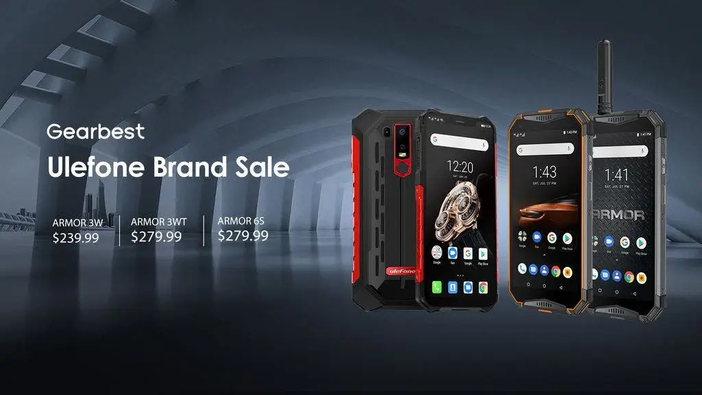 Ulefone Armor series special promotions over at Gearbest