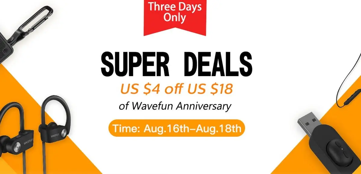 Wavefun 2-Year Anniversary Special Sale Kicks Off on AliExpress