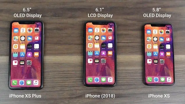 iPhone XS and XS Plus surfaces in leaked render