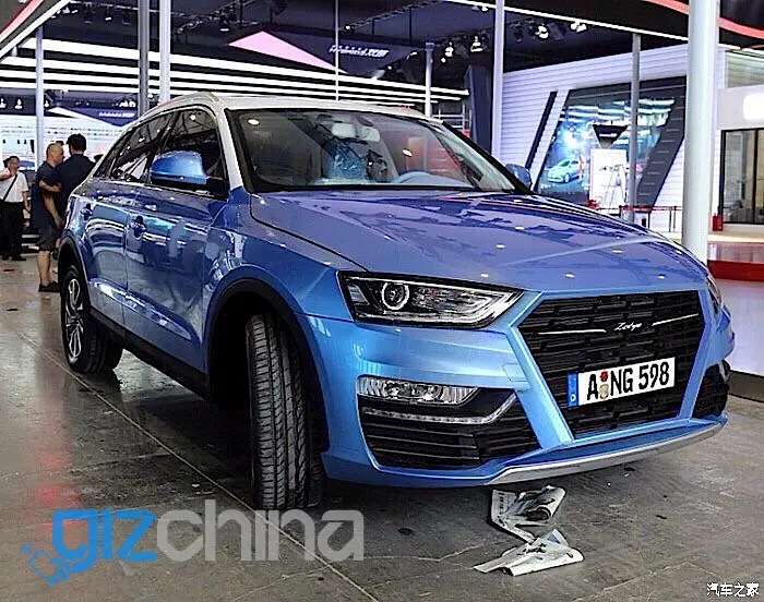 Zotye S21 Audi Q3 clone shown off at Chengdu Auto Show