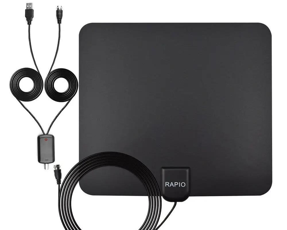 Get the cheap RAPIO digital indoor HDTV antenna from Amazon