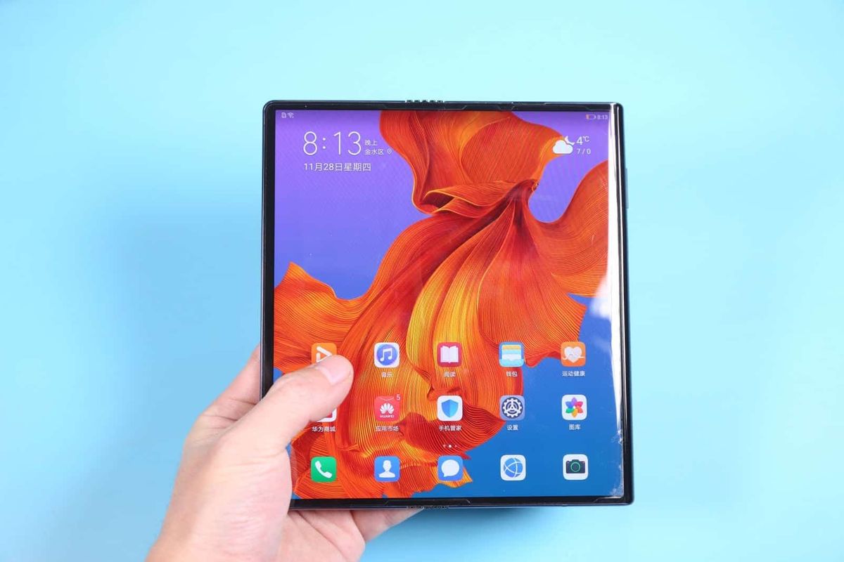 Huawei Mate X: the screen is as fragile as that of the Galaxy Fold