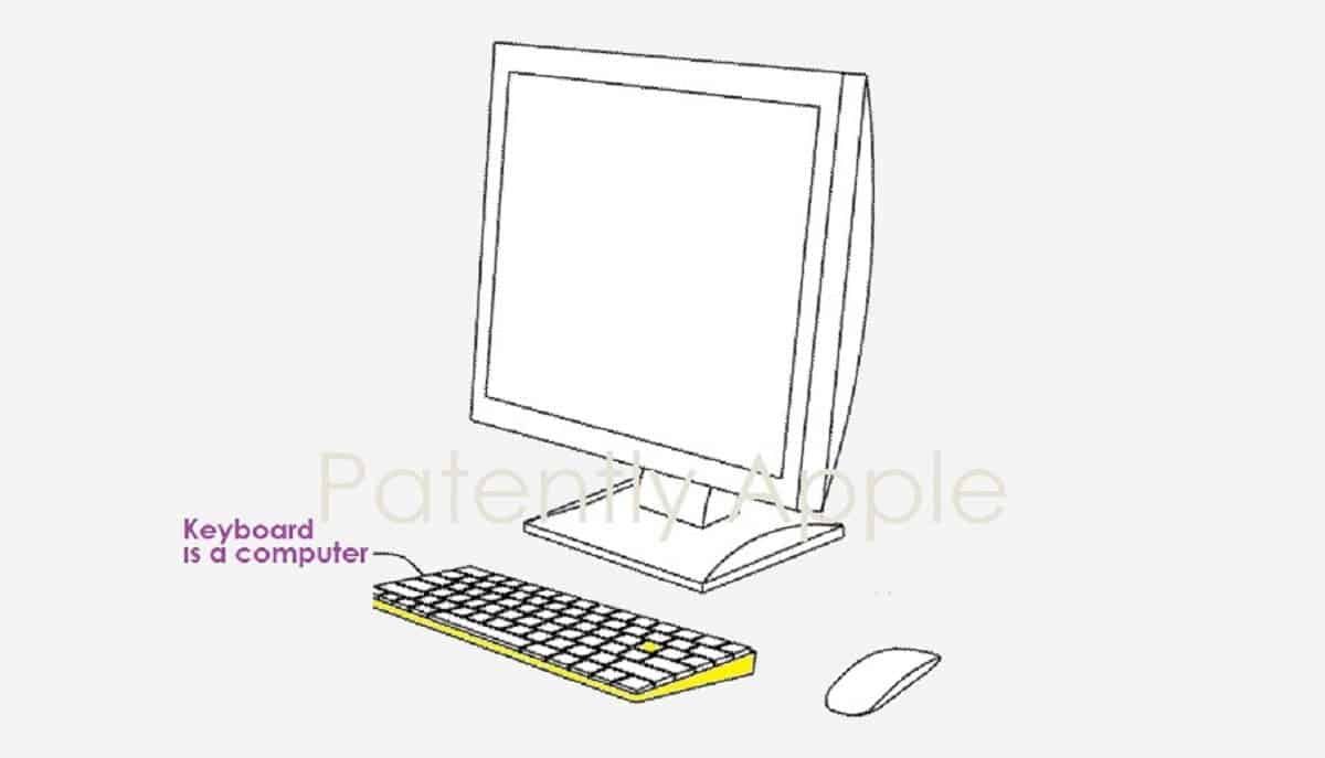 Apple has patented a computer built into the keyboard