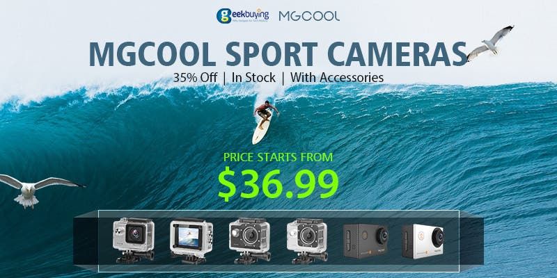 MGCOOL Explorer Pro 4K Action Camera Flash Sale for Banggood 11th Anniversary