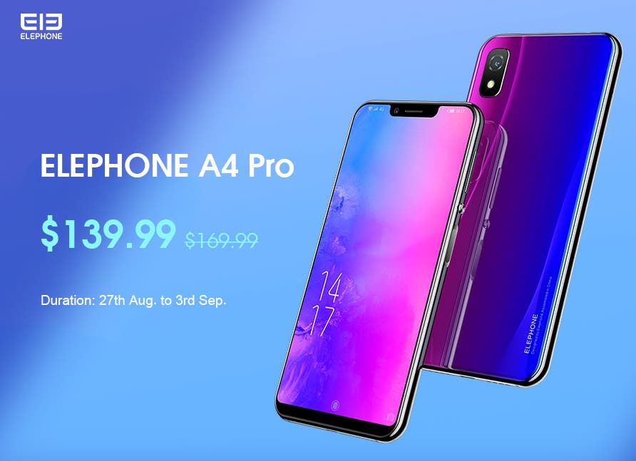 Elephone A4 Pro Now Available for Purchase at $139.99