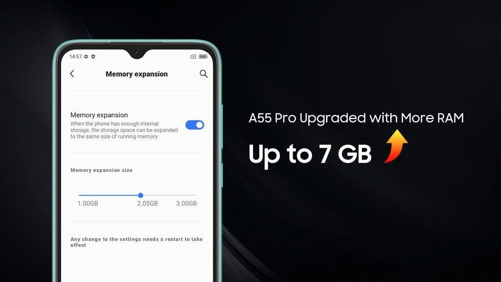 Blackview A55 Pro gets Better Fluency Upgrade with Memory Expansion Technology