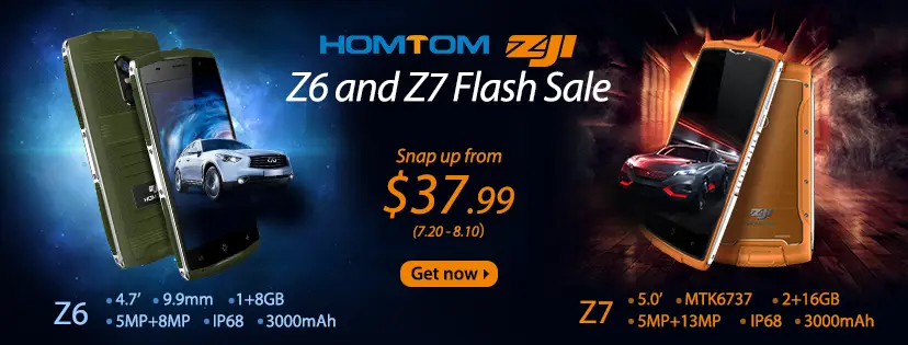 HOMTOM ZOJI Summer Sales Running Until 10th August