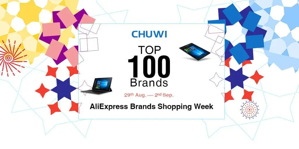 Chuwi tablets and laptops discounted for the Aliexpress sale