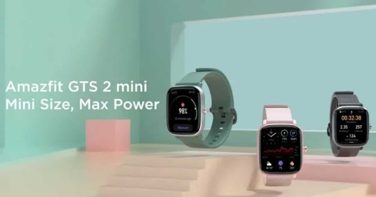 Amazfit GTS 2 Mini New Version Sale Date & Price In India Announced