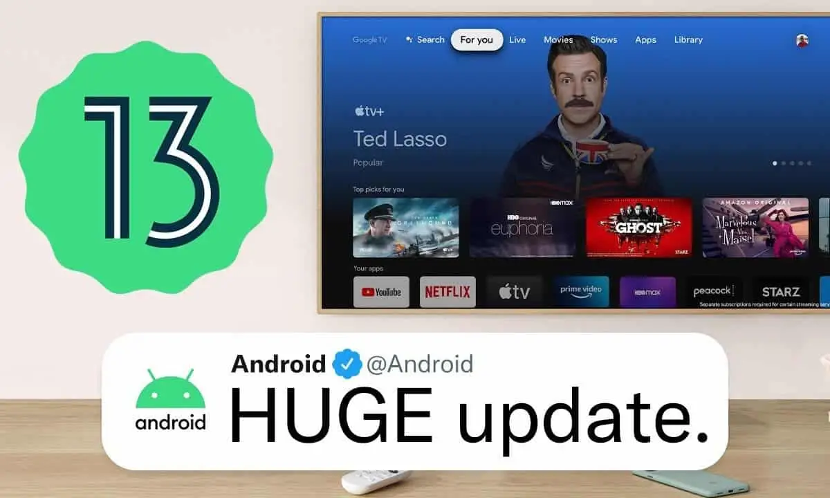 Google Android 13 for TV official version released (with updates)
