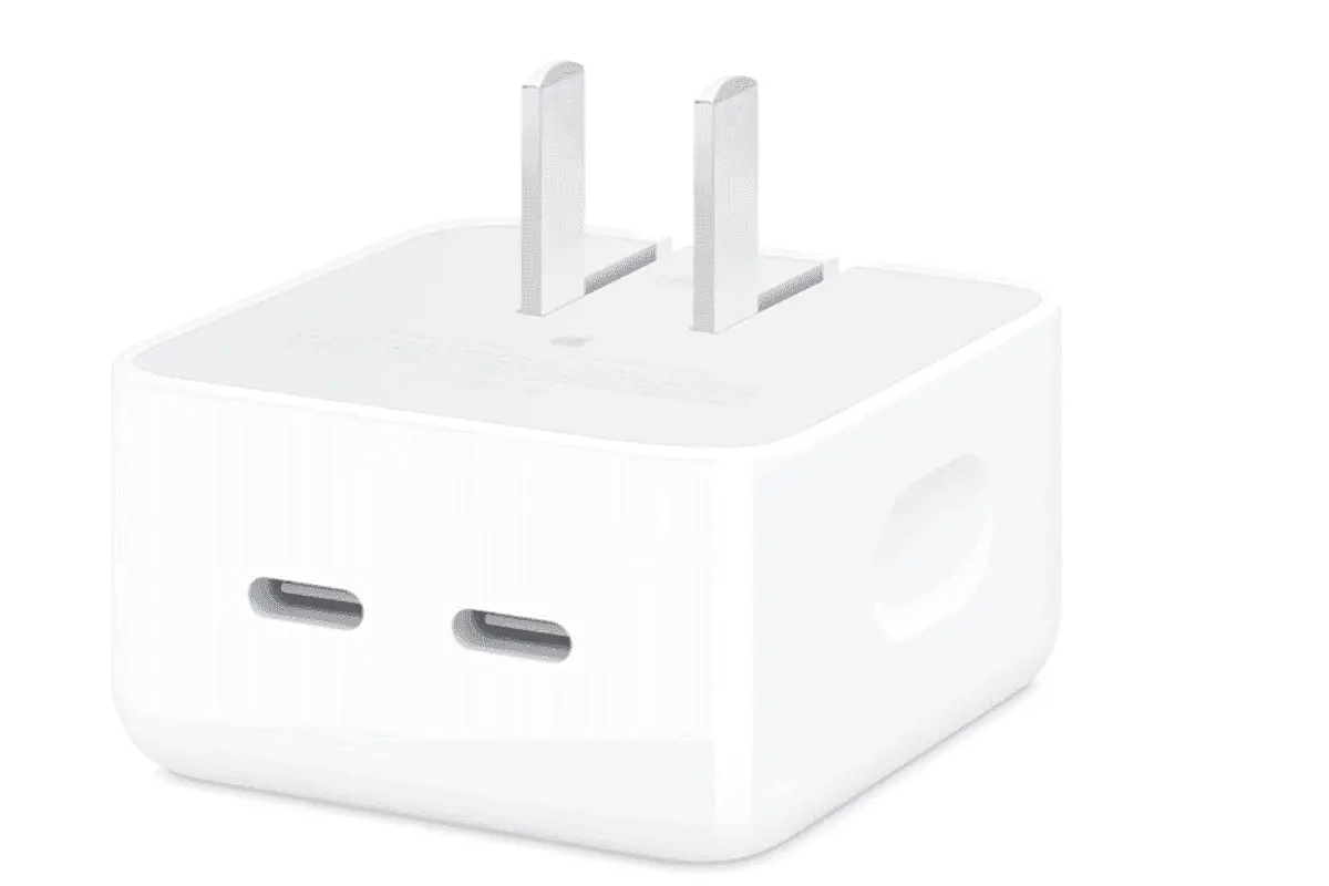 Apple 35W dual-C port charger with cable hit the shelves for $111