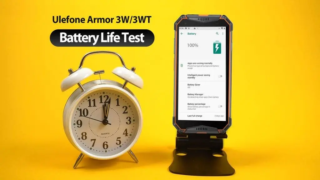 Rugged Ulefone Armor 3W/3WT battery endurance test