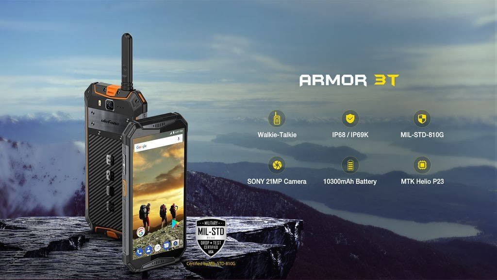 Big battery rugged phone Ulefone Armor 3 series officially released