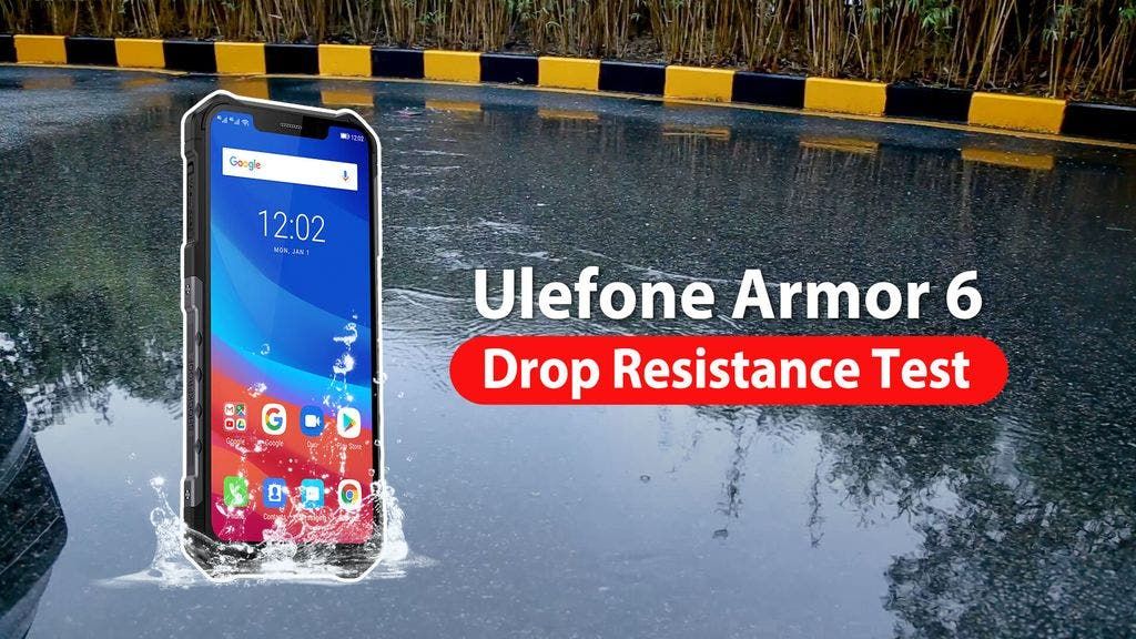 Drop resistance test  for the rugged Ulefone Armor 6