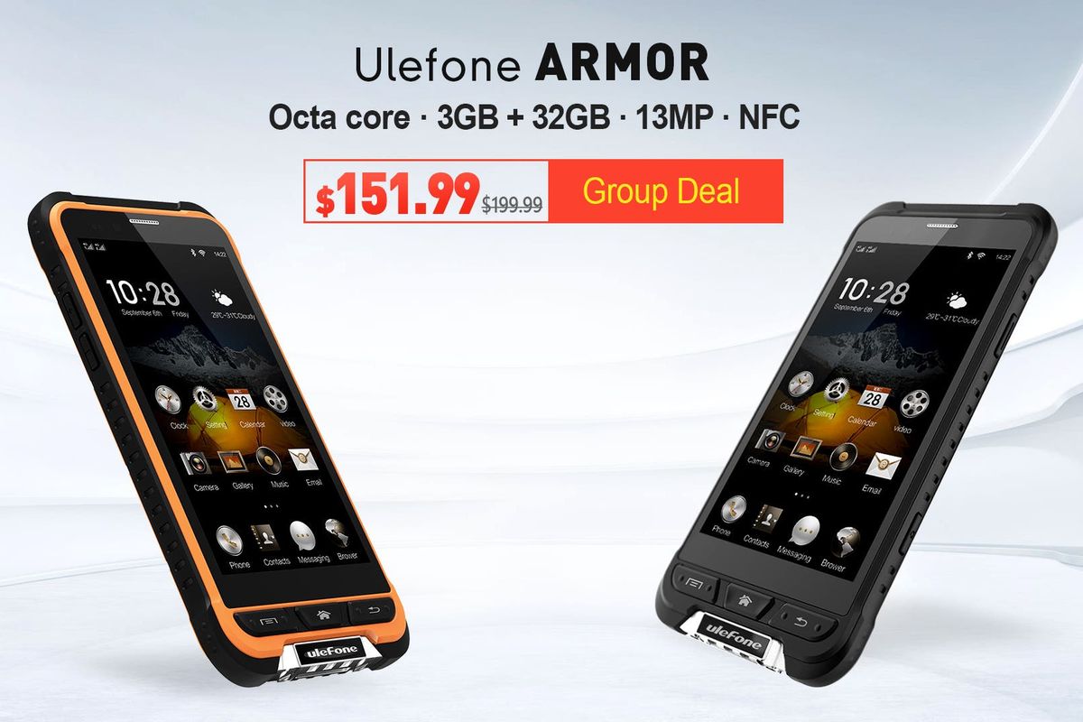 Ulefone Armor now on sale for $151.99 on Aliexpress Group Deal