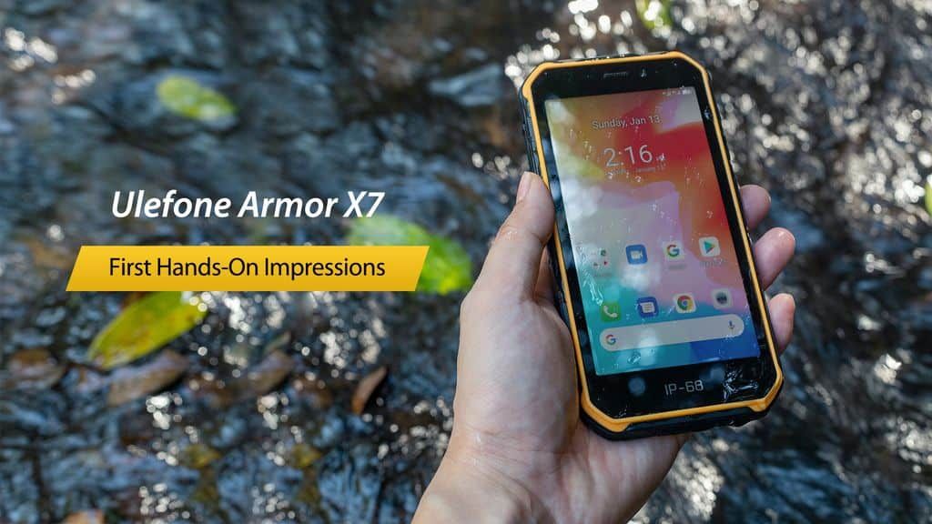 First official hands-on video for rugged Ulefone Armor X7