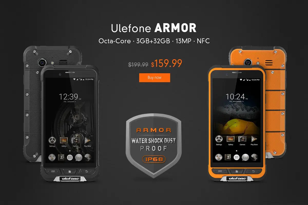 Save $40 On The Ulefone Armor With Gearbest