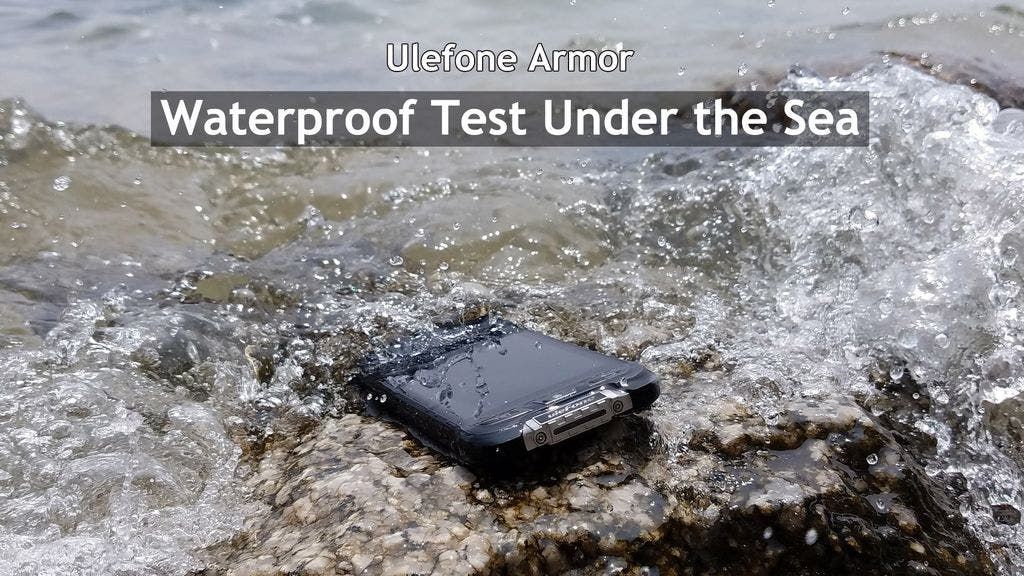 Ulefone Armor goes on a underwater sea voyage