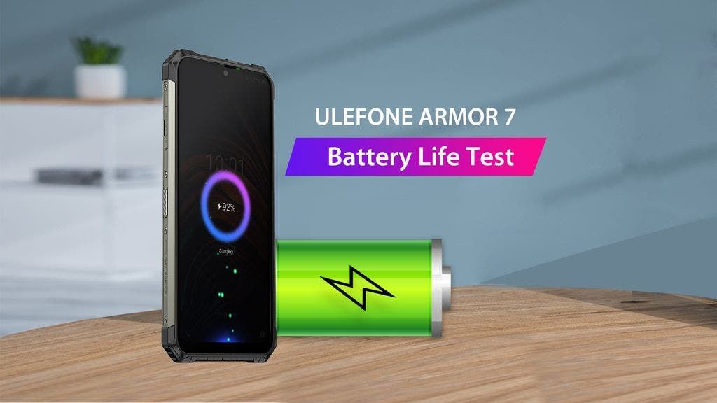 Ulefone Armor 7 goes through a battery performance test