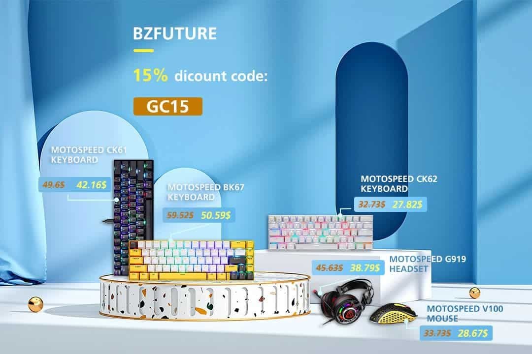 Motospeed BK67 Keyboard On Sale from BZfuture for Just $51 IT’S A GREAT DEAL