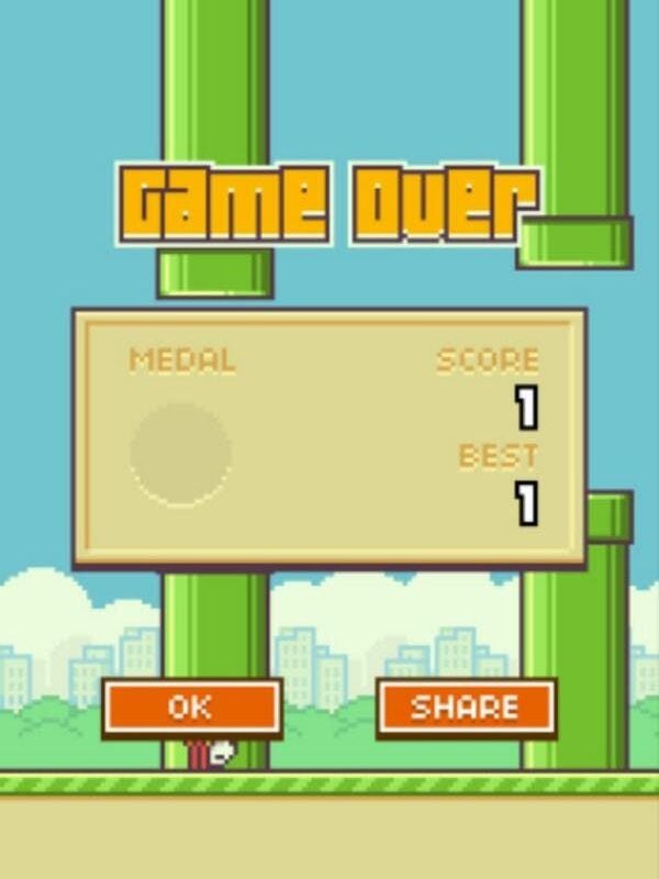 Game Over Flappy Bird! Developer says he will remove the game from the app store